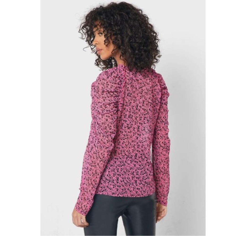 TOPSHOP Bow Prairie Blouse